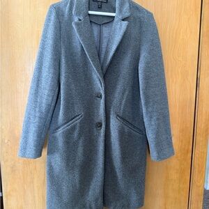Women's Gray Dress Coat